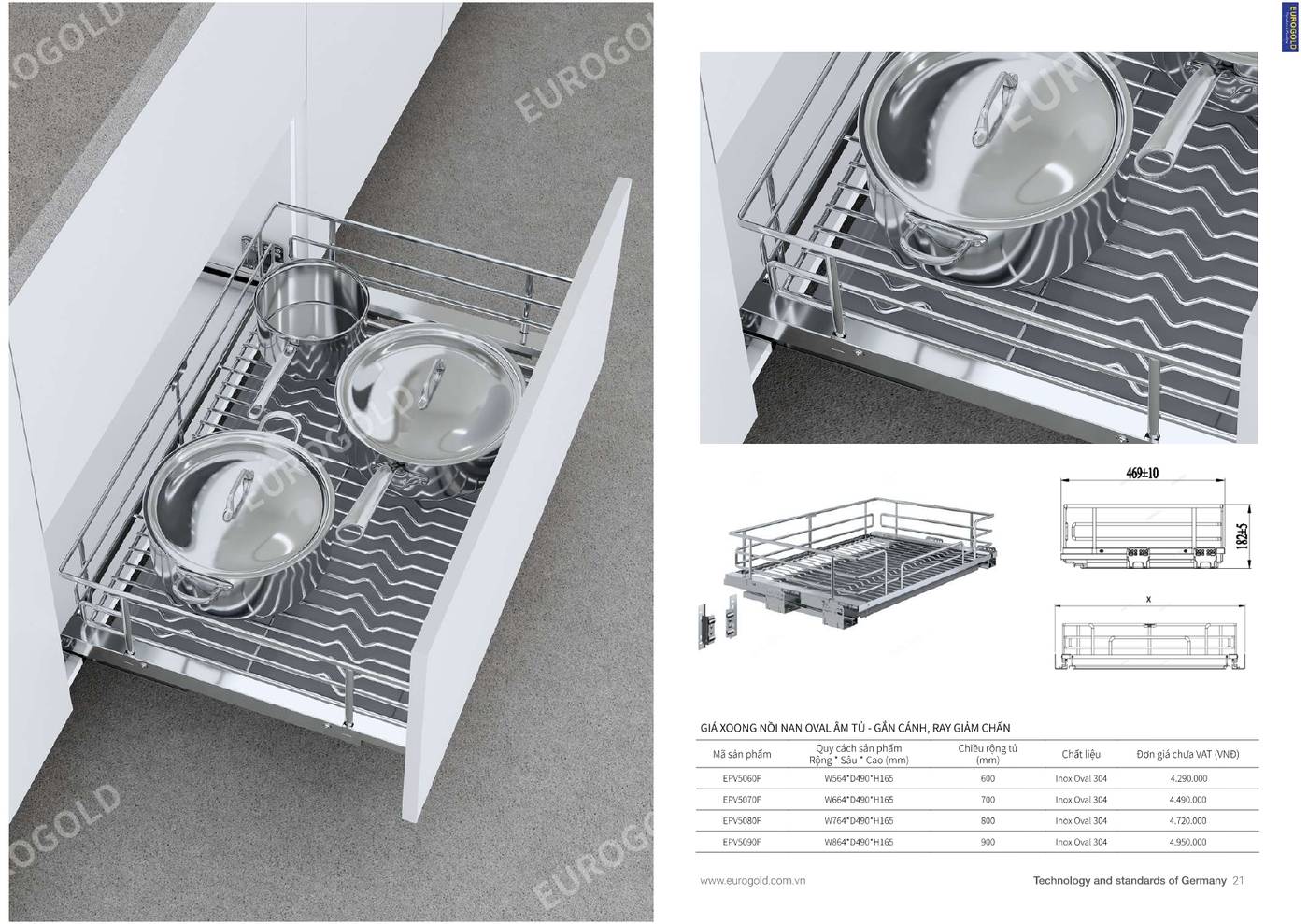 Phụ kiện nhà bếp EUROGOLD Catalogue và Bảng giá mới nhất Bình Dương /Page 11